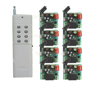 220V 1CH Radio Wireless Remote Control Switch 8 Receiver& transmitter Learning Code light lamp LED ON OFF Output Adjusted
220V 1CH Radio Wireless Remote Control Switch 8 Receiver& transmitter Learning Code light lamp LED ON OFF Output Adjusted