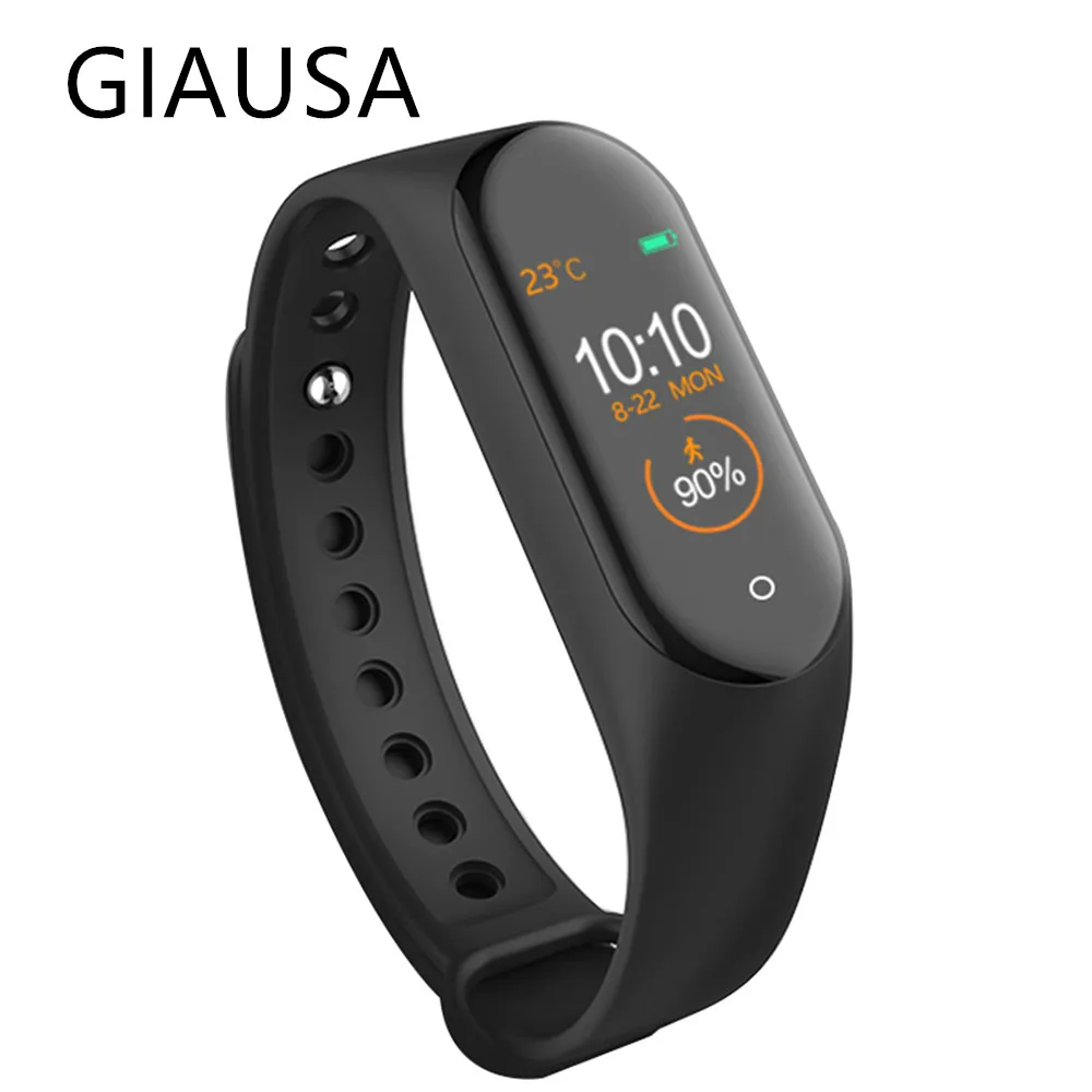 GIAUSA M4 Fitness Bracelet Women Sport Smart Watch 2019 Waterproof Heart Rate Monitoring Bluetooth For Android IOS Wristband
GIAUSA M4 Fitness Bracelet Women Sport Smart Watch 2019 Waterproof Heart Rate Monitoring Bluetooth For Android IOS Wristband