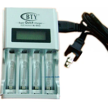 BTY LCD Screen Display 4 Slots AA AAA Battery Charger US EU Plug For NiCd NiMH Battery Rechargeable AA AAA Batteries Charger NEW
BTY LCD Screen Display 4 Slots AA AAA Battery Charger US EU Plug For NiCd NiMH Battery Rechargeable AA AAA Batteries Charger NEW
