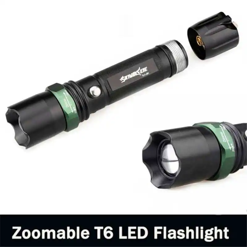 3500 Lumens 3 Modes XM-L T6 LED 18650 Compact powerful led flashlight waterproof Flashlight Lamp torch flashlight t6 #4S3 (2)