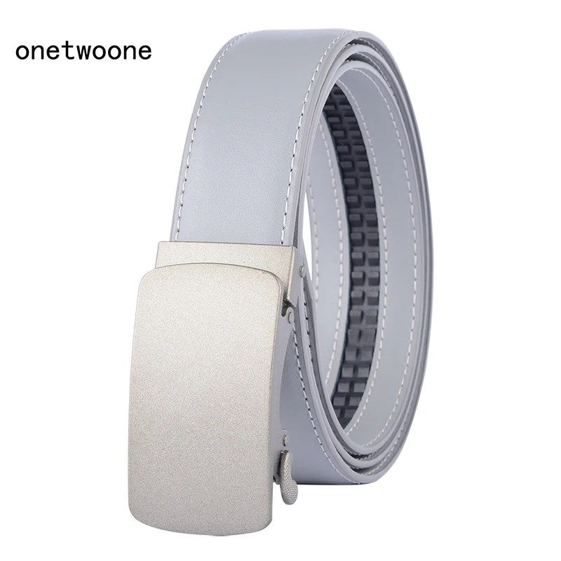 New Brand Designer Mens Belts Luxury Belts for Men Metal Gray Automatic Buckle Men Jeans Genuine Leather Belt Men 3.5 width
New Brand Designer Mens Belts Luxury Belts for Men Metal Gray Automatic Buckle Men Jeans Genuine Leather Belt Men 3.5 width