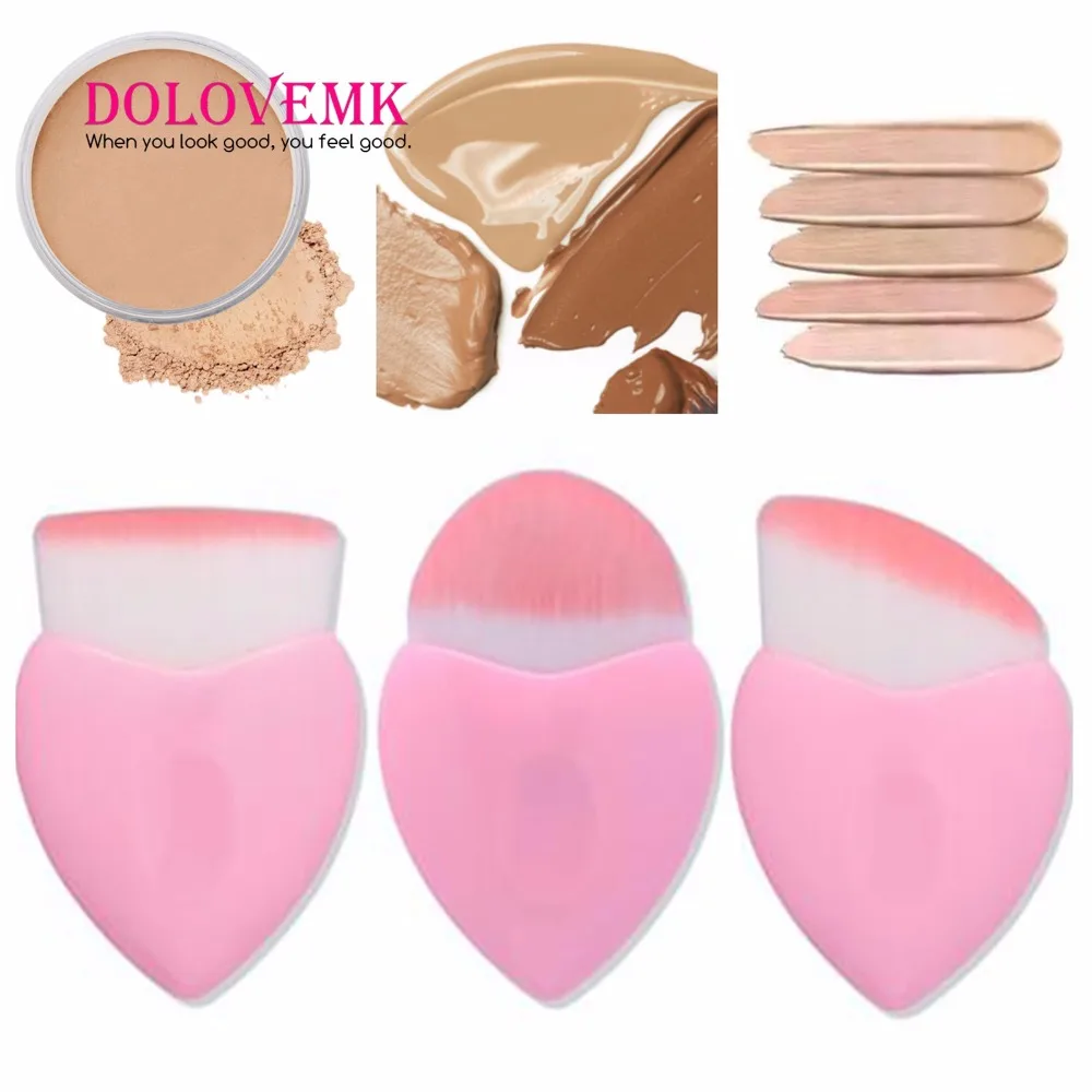 Dolovemk 3Pcs Makeup Brushe Heart Shape Powder Foundation Concealer Makeup Brushes Tools
Dolovemk 3Pcs Makeup Brushe Heart Shape Powder Foundation Concealer Makeup Brushes Tools