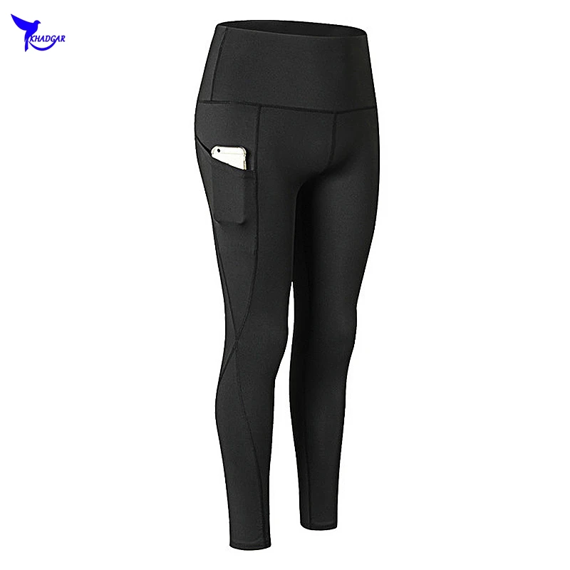 Women High Waist Elastic Yoga Pants Quick Dry Workout Fitness Compression Running Tights Gym Fitness Jogging Legging with Pocket
Women High Waist Elastic Yoga Pants Quick Dry Workout Fitness Compression Running Tights Gym Fitness Jogging Legging with Pocket