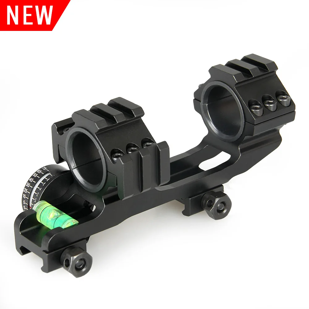 PPT Hunting Accessory Dual Ring Rifle Scope Mount With Degree/Cosine Indicator Diameter 25.4-30mm For Picatinny Rail PP24-0188
PPT Hunting Accessory Dual Ring Rifle Scope Mount With Degree/Cosine Indicator Diameter 25.4-30mm For Picatinny Rail PP24-0188