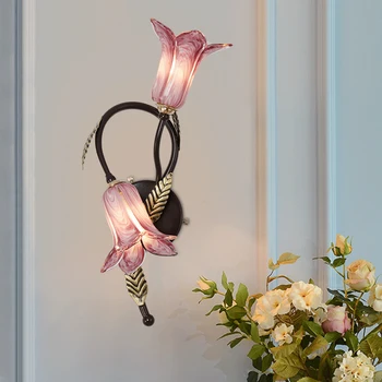 Background wall living room lamp bedroom bedside wall lamp Countryside flower wall lamp balcony hallway mirror headlight sconce
Background wall living room lamp bedroom bedside wall lamp Countryside flower wall lamp balcony hallway mirror headlight sconce