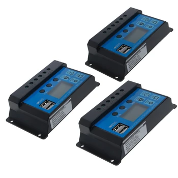 1Pc PWM 10/20/30A Dual USB Solar Panel Battery Regulator Charge Controller 12/24V LCD
1Pc PWM 10/20/30A Dual USB Solar Panel Battery Regulator Charge Controller 12/24V LCD