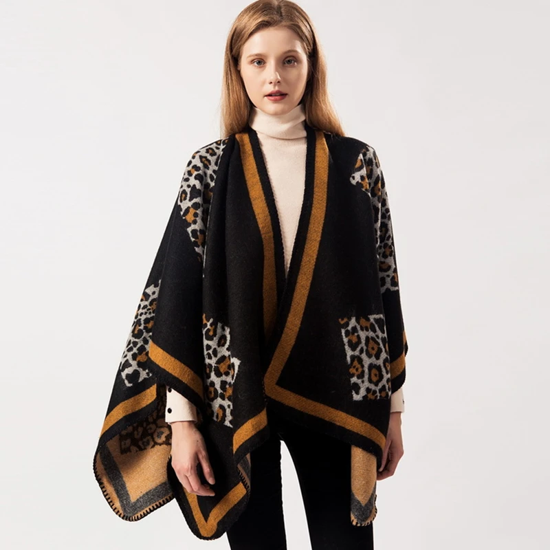 Two-sided Ponchos Fashion Leopard Print Scarf Women 2019 New Large Warm Shawls and Wraps High Quality Capes Echarpe Femme
Two-sided Ponchos Fashion Leopard Print Scarf Women 2019 New Large Warm Shawls and Wraps High Quality Capes Echarpe Femme