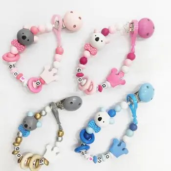 Baby Pacifier Chain Kids Boys Girls Anti-fall Clip Chains Cute Cartoon Koala Letters Infants Chew Toy Nipple Feeding Appease
Baby Pacifier Chain Kids Boys Girls Anti-fall Clip Chains Cute Cartoon Koala Letters Infants Chew Toy Nipple Feeding Appease