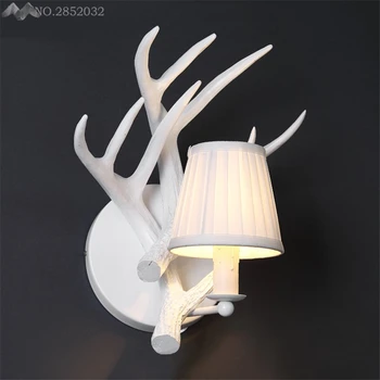 European Minimalist Creative Antlers Wall Lamp Bedroom Bedside Wall Light Nordic Creative Resin Balcony Corridor Lighting Decor 
European Minimalist Creative Antlers Wall Lamp Bedroom Bedside Wall Light Nordic Creative Resin Balcony Corridor Lighting Decor