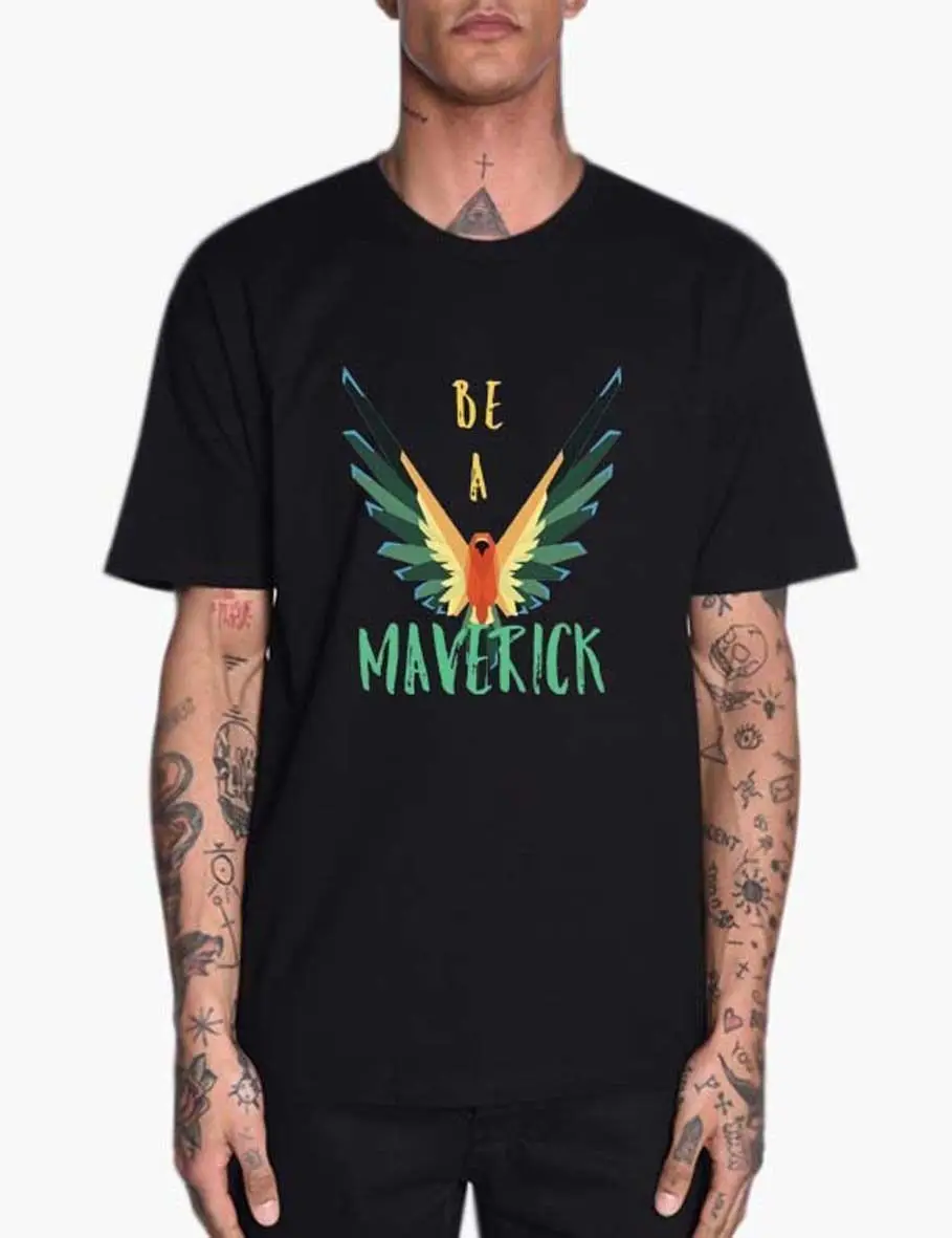Футболка Maverick футболка Logan Paul Logang хлопковая модная в стиле Харадзюку смешные