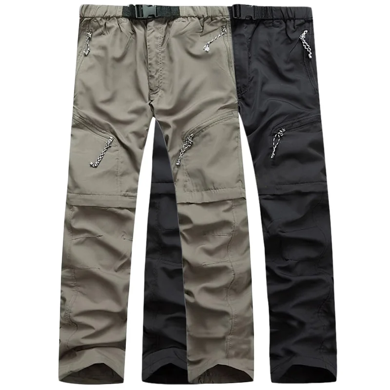 Men Quick-drying Pants Summer Casual Breathable Trousers Uv Protection Comfortable Pants Trousers two sections removable
Men Quick-drying Pants Summer Casual Breathable Trousers Uv Protection Comfortable Pants Trousers two sections removable