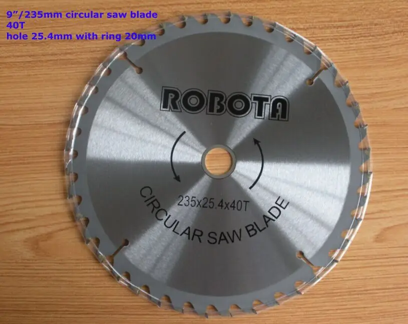 circular saw blade, 9" 40T, wood cutting round disc, hard alloy steel circular saw
circular saw blade, 9" 40T, wood cutting round disc, hard alloy steel circular saw