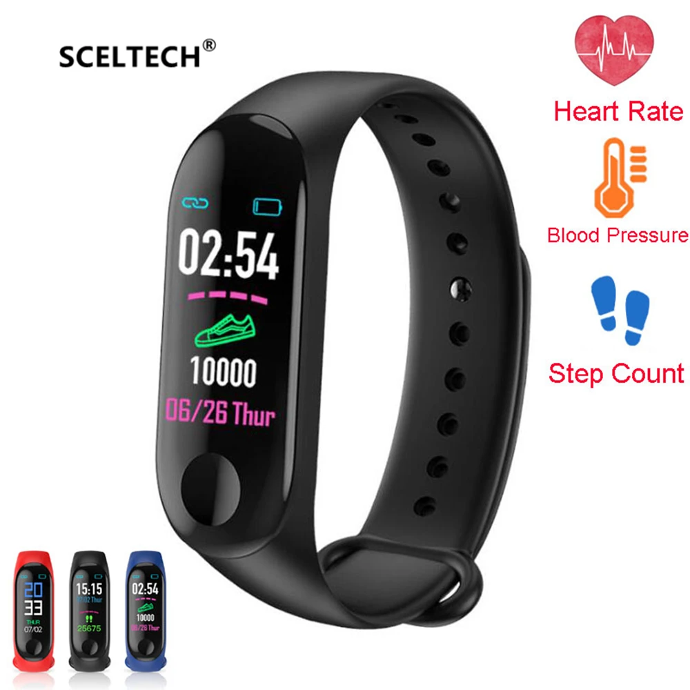 M3 band Outdoor Sports Smart Wristband Fitness Bracelet Heart Rate Blood Pressure Monitoring Wristbands Tracker VS Mi band 3
M3 band Outdoor Sports Smart Wristband Fitness Bracelet Heart Rate Blood Pressure Monitoring Wristbands Tracker VS Mi band 3