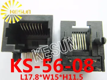 200PCS x RJ45 56 Open type 8P8C 8Pin PCB Right Angle Modular Female Network Socket LAN Connector
200PCS x RJ45 56 Open type 8P8C 8Pin PCB Right Angle Modular Female Network Socket LAN Connector