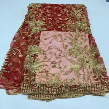 red lace fabric tissus africains guipure tulles perlage high quality nigerian beaded lace fabric net lace 2018 Nigeria lace
red lace fabric tissus africains guipure tulles perlage high quality nigerian beaded lace fabric net lace 2018 Nigeria lace