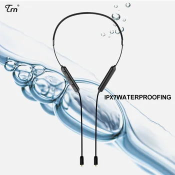 TRN BT10 Bluetooth Headset Cable Memory wire hanging neck IPX7 Waterproofing Bluetooth APT-X CSR8645 chipset
TRN BT10 Bluetooth Headset Cable Memory wire hanging neck IPX7 Waterproofing Bluetooth APT-X CSR8645 chipset