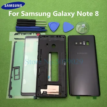 For Samsung Galaxy Note 8 N950 N950F Full Housing Case Bezel Middle Frame Back Cover + Note8 Front Glass Lens Tools Sticker
For Samsung Galaxy Note 8 N950 N950F Full Housing Case Bezel Middle Frame Back Cover + Note8 Front Glass Lens Tools Sticker