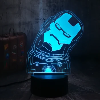 Marvel Legends Lovely Iron Man 3D LED Art Night Light USB Desk Lamp Home Decor Kid Toys Xmas Festival toyss Birthday Present
Marvel Legends Lovely Iron Man 3D LED Art Night Light USB Desk Lamp Home Decor Kid Toys Xmas Festival toyss Birthday Present