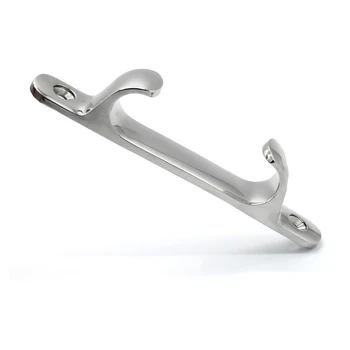 6'' Polished Marine Grade 316 Stainless Steel Skean Fairlead Boat Bow Cleat Chock Deck Dock Mooring Line Yacht Rope Cleat
6'' Polished Marine Grade 316 Stainless Steel Skean Fairlead Boat Bow Cleat Chock Deck Dock Mooring Line Yacht Rope Cleat