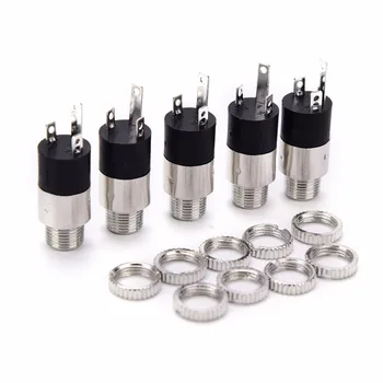 5PCS PJ392 Stereo Headphone Connector Adapter Power Plug Audio Video Jack Socket Plug with Nut 3.5mm
5PCS PJ392 Stereo Headphone Connector Adapter Power Plug Audio Video Jack Socket Plug with Nut 3.5mm