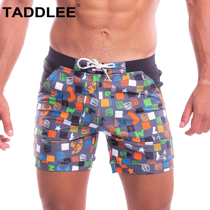 

Taddlee Brand Swimwear Men Swimming Trunks Boxer Shorts Short Swimsuits Brief Bikini Gay Bathing Suit Surf Boardshorts Plus Size