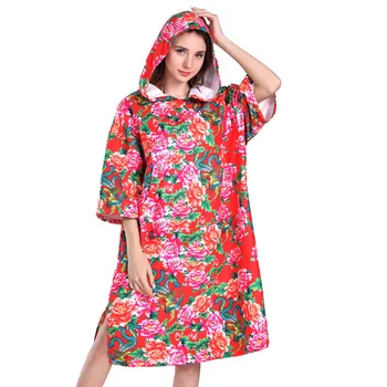 Floral Bathrobe Quick-Dry Changing Robe Bath Towel Outdoor Adult Hooded Beach Towel Superfine fiber Poncho Bathrobe
Floral Bathrobe Quick-Dry Changing Robe Bath Towel Outdoor Adult Hooded Beach Towel Superfine fiber Poncho Bathrobe