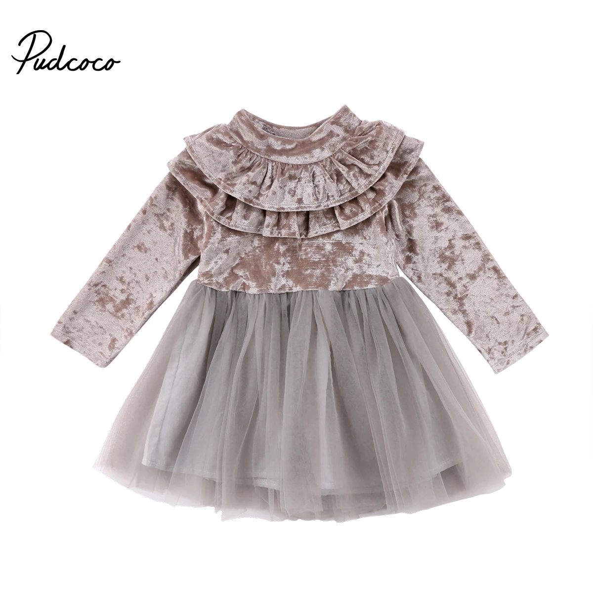 US STOCK Princess Kids Baby Girl Velvet Dress Solid Ruffles Fleece Birthday Party clothes Long sleeve Spring Tulle Tutu Dress
US STOCK Princess Kids Baby Girl Velvet Dress Solid Ruffles Fleece Birthday Party clothes Long sleeve Spring Tulle Tutu Dress