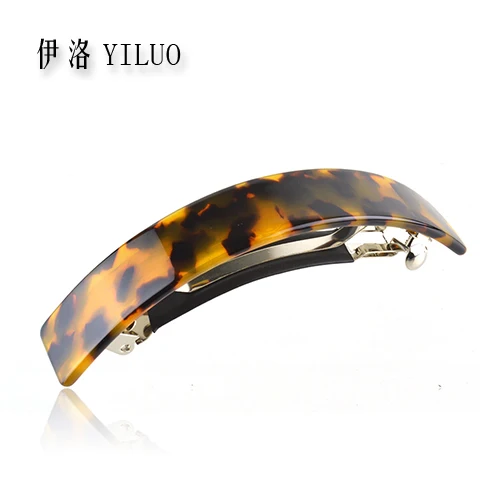 Women Hair Accessories Top Quality New Fashion Korean Leopard Curve Acetate Large Hair Barrette For Girls
Women Hair Accessories Top Quality New Fashion Korean Leopard Curve Acetate Large Hair Barrette For Girls