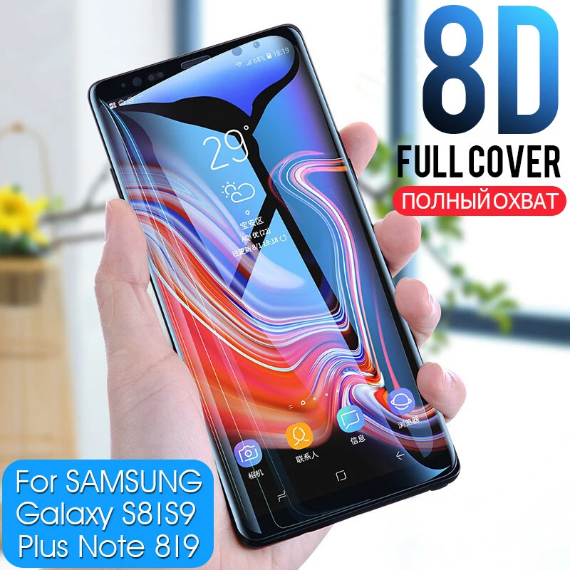 8D Full Cover Tempered Glass For Samsung Galaxy S10 Plus Note 9 8 S8 S9 Plus Screen Protector For Samsung S7 S6 Edge Glass Film
8D Full Cover Tempered Glass For Samsung Galaxy S10 Plus Note 9 8 S8 S9 Plus Screen Protector For Samsung S7 S6 Edge Glass Film