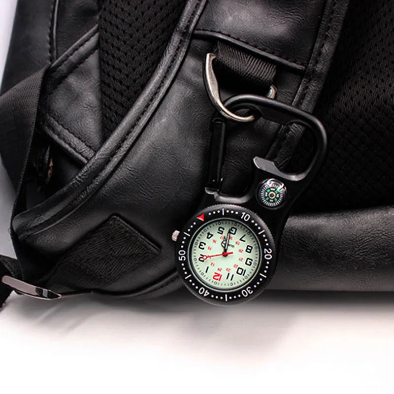 1 Pcs Clip-On Carabiner Pocket Watch Compass Bottle Opener for Doctors Chefs Luminous TH36
1 Pcs Clip-On Carabiner Pocket Watch Compass Bottle Opener for Doctors Chefs Luminous TH36