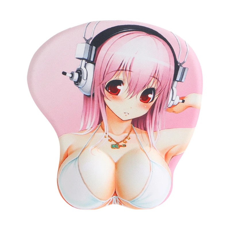 Mousepad Creative Cartoon Anime 3D Sexy Chest Silicone Mouse Mice Pad Wrist Rest Support DN001
Mousepad Creative Cartoon Anime 3D Sexy Chest Silicone Mouse Mice Pad Wrist Rest Support DN001