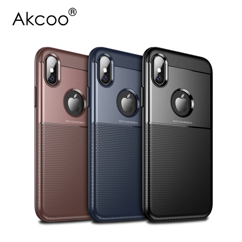 

Akcoo Premium Rugged Armor Cases for iPhone X with Resilient Shock Absorption for Apple iPhone X Protective Case Cover ix Capa