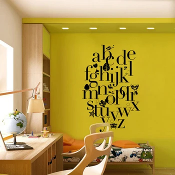 KUCADA Creative Children's room DIY Art Wall Stickers Home Decoration Vinyl Wallpaper Fun letters teaching JG1671
KUCADA Creative Children's room DIY Art Wall Stickers Home Decoration Vinyl Wallpaper Fun letters teaching JG1671