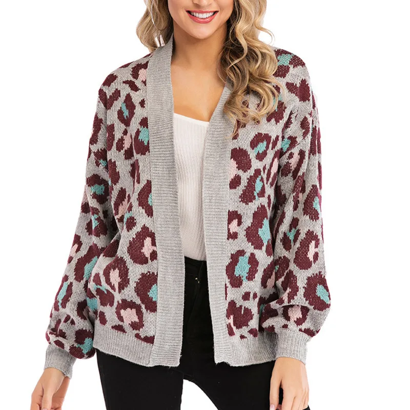 LANMREM 2019 Autumn New Casual Fashion Temperament Women Loose Plus Sexy Leopard Short Knit Cardigan TC603
LANMREM 2019 Autumn New Casual Fashion Temperament Women Loose Plus Sexy Leopard Short Knit Cardigan TC603