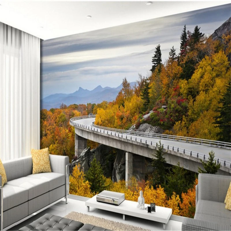 beibehang Custom Wallpapers Aesthetic golden autumn birch forest road living room bedroom TV home decoration background wall
beibehang Custom Wallpapers Aesthetic golden autumn birch forest road living room bedroom TV home decoration background wall