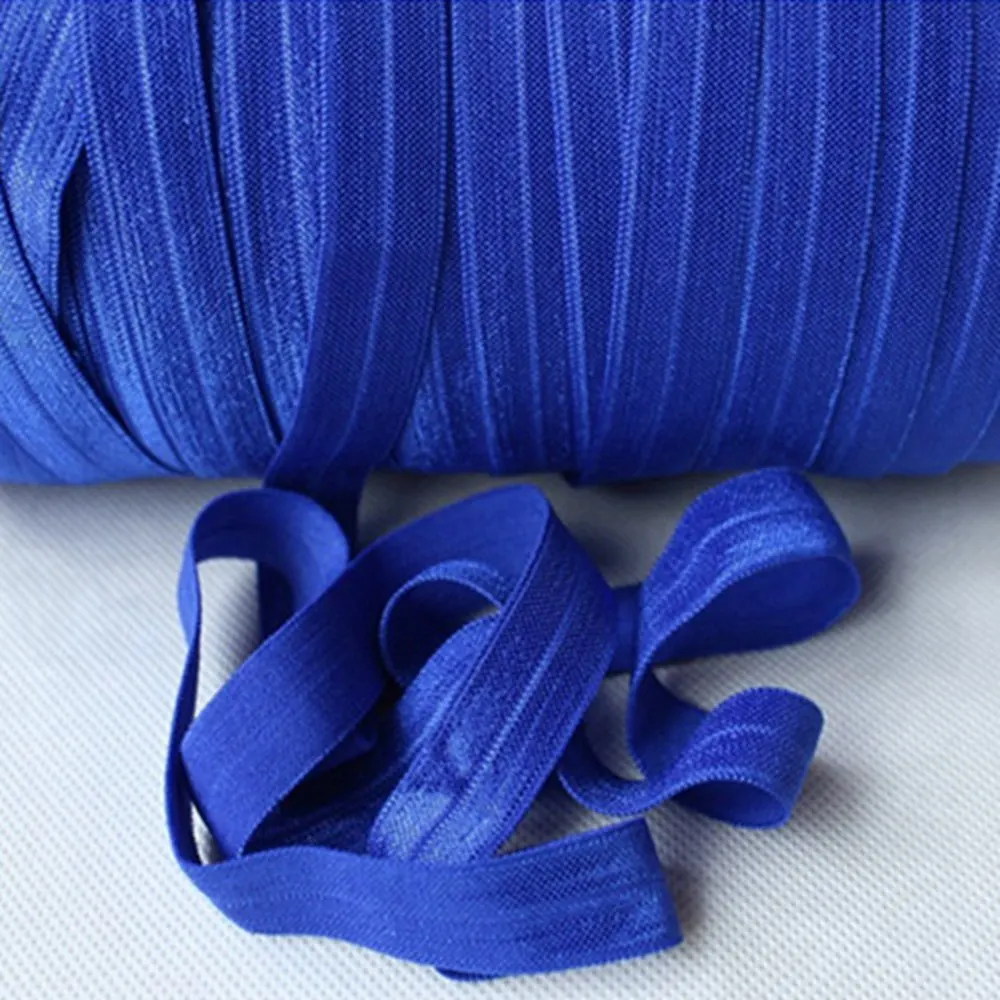 T.R RIBBON #329 cobalt 5/8" FOE elastic, solid Fold Over Elastic FOE for Headbands 50yards and 100yards/lot
T.R RIBBON #329 cobalt 5/8" FOE elastic, solid Fold Over Elastic FOE for Headbands 50yards and 100yards/lot