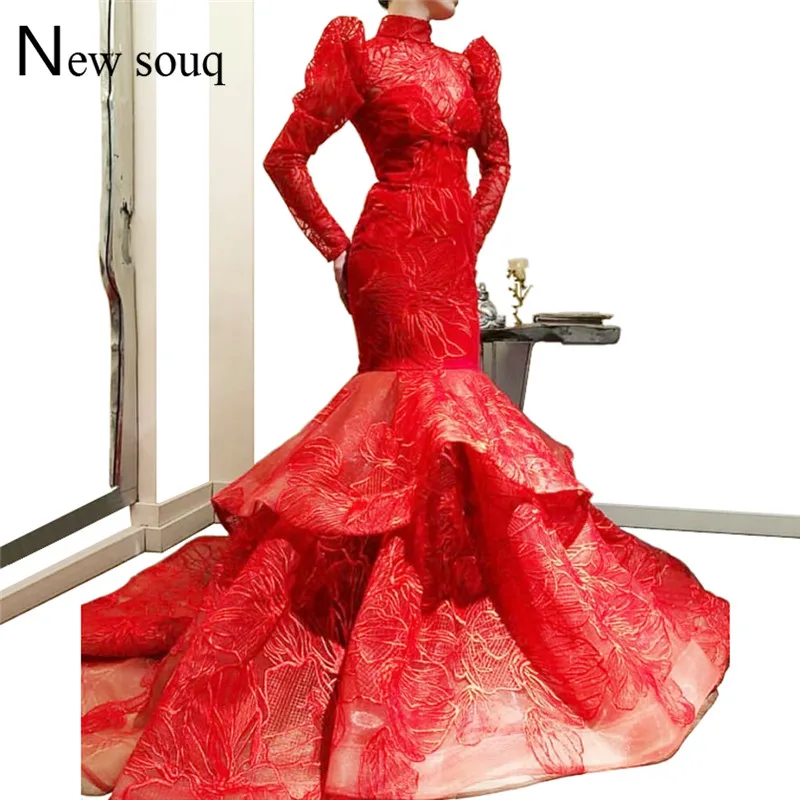 Elegant Red Evening Dresses Mermaid Pageant Party Dress 2019 Couture Muslim Middle East Women Formal Prom Gowns Robe De Soiree
Elegant Red Evening Dresses Mermaid Pageant Party Dress 2019 Couture Muslim Middle East Women Formal Prom Gowns Robe De Soiree