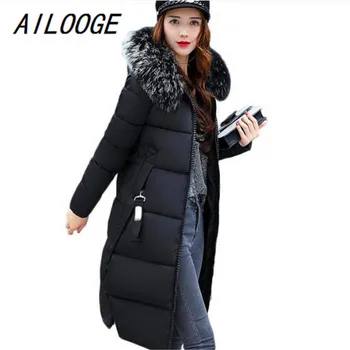 AILOOGE Fashion Warm Winter Jacket Women Big Fur Thick Slim Female Jacket Winter Women Hooded Coat Down Parkas Long Outerwear
AILOOGE Fashion Warm Winter Jacket Women Big Fur Thick Slim Female Jacket Winter Women Hooded Coat Down Parkas Long Outerwear