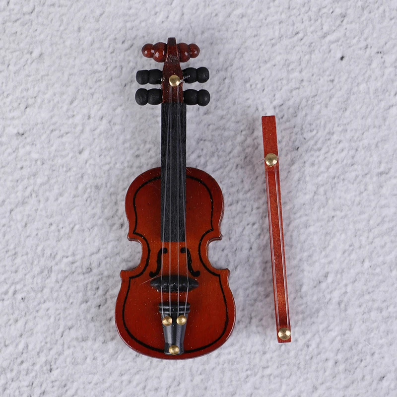1Pc wooden Mini Violin Dollhouse Decorative Miniature Music Instrument Crafts DIY Home Decoration child gift 6.2*2.4CM
1Pc wooden Mini Violin Dollhouse Decorative Miniature Music Instrument Crafts DIY Home Decoration child gift 6.2*2.4CM