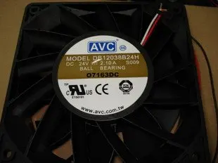 AVC DB12038B24H 12038 12CM DC24V 2.1AThermostat high to a three-wire static impeller Cooling fan
AVC DB12038B24H 12038 12CM DC24V 2.1AThermostat high to a three-wire static impeller Cooling fan