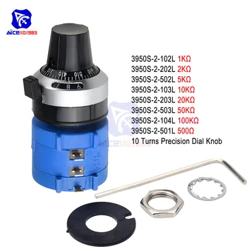 3590S Wirewound Potentiometer 500R 1K 2K 5K 10K 20K 50K 100KΩ Ohm 6mm Shaft 10-Turns Rotary Precision Dial Potentiometer Knob
3590S Wirewound Potentiometer 500R 1K 2K 5K 10K 20K 50K 100KΩ Ohm 6mm Shaft 10-Turns Rotary Precision Dial Potentiometer Knob