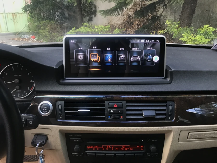 Автомагнитола Navirider Android 9 0 gps плеер для BMW E90 2006-2012 Idrive сенсорный экран стерео