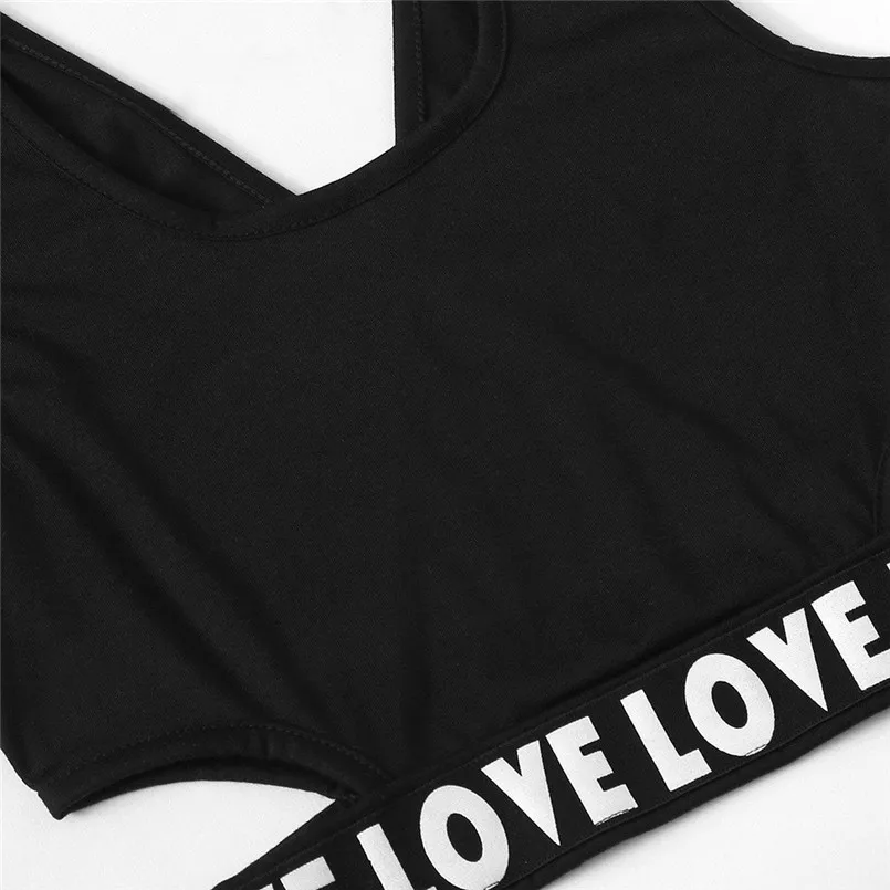 Spring Summer Casual Smmer Letter Sleeveless Summer O-Neck Top And Mini Shorts Set Casual Suit Conjuntos De Mujer 40MA22 (4)