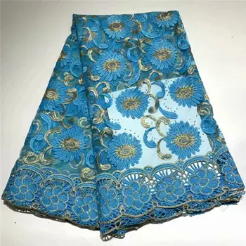2019 new design Sky blue Embroidered African Lace Fabric High Quality With Rhinestone French Net Guipure Lace Fabric
2019 new design Sky blue Embroidered African Lace Fabric High Quality With Rhinestone French Net Guipure Lace Fabric