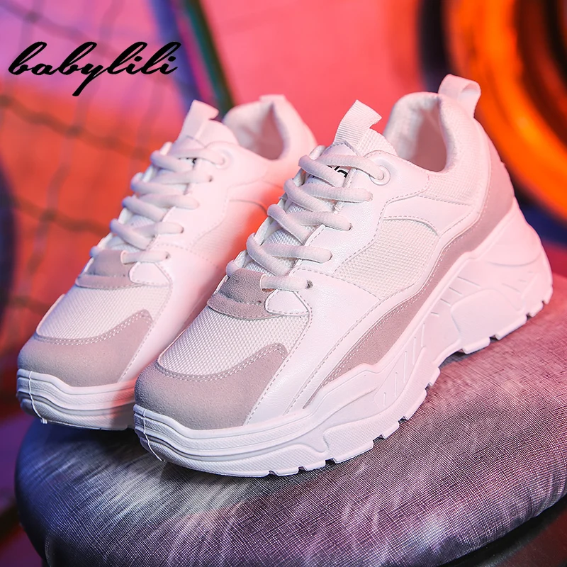 Women Shoes 2019 New Fashion Chunky Sneakers for Women Vulcanize Shoes Casual Dad Shoes Platform Sneakers Basket Femme Krasovki
Women Shoes 2019 New Fashion Chunky Sneakers for Women Vulcanize Shoes Casual Dad Shoes Platform Sneakers Basket Femme Krasovki