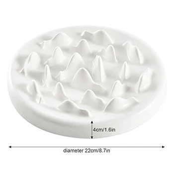 Slow Feeder Bowl, Ceramic Fun Interactive Feeder Bloat Stop Cat Bowl Preventing Feeder Anti Gulping Healthy Eating Diet Pet Bo
Slow Feeder Bowl, Ceramic Fun Interactive Feeder Bloat Stop Cat Bowl Preventing Feeder Anti Gulping Healthy Eating Diet Pet Bo