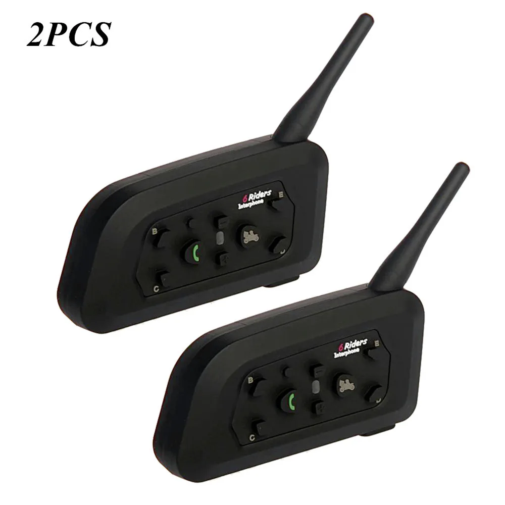 V6 Intercom Helmet Headsets 2pcs Motorcycle Speaker Intercom Intercomunicador 1200M Wireless Bluetooth Interphone For 6 Riders
V6 Intercom Helmet Headsets 2pcs Motorcycle Speaker Intercom Intercomunicador 1200M Wireless Bluetooth Interphone For 6 Riders