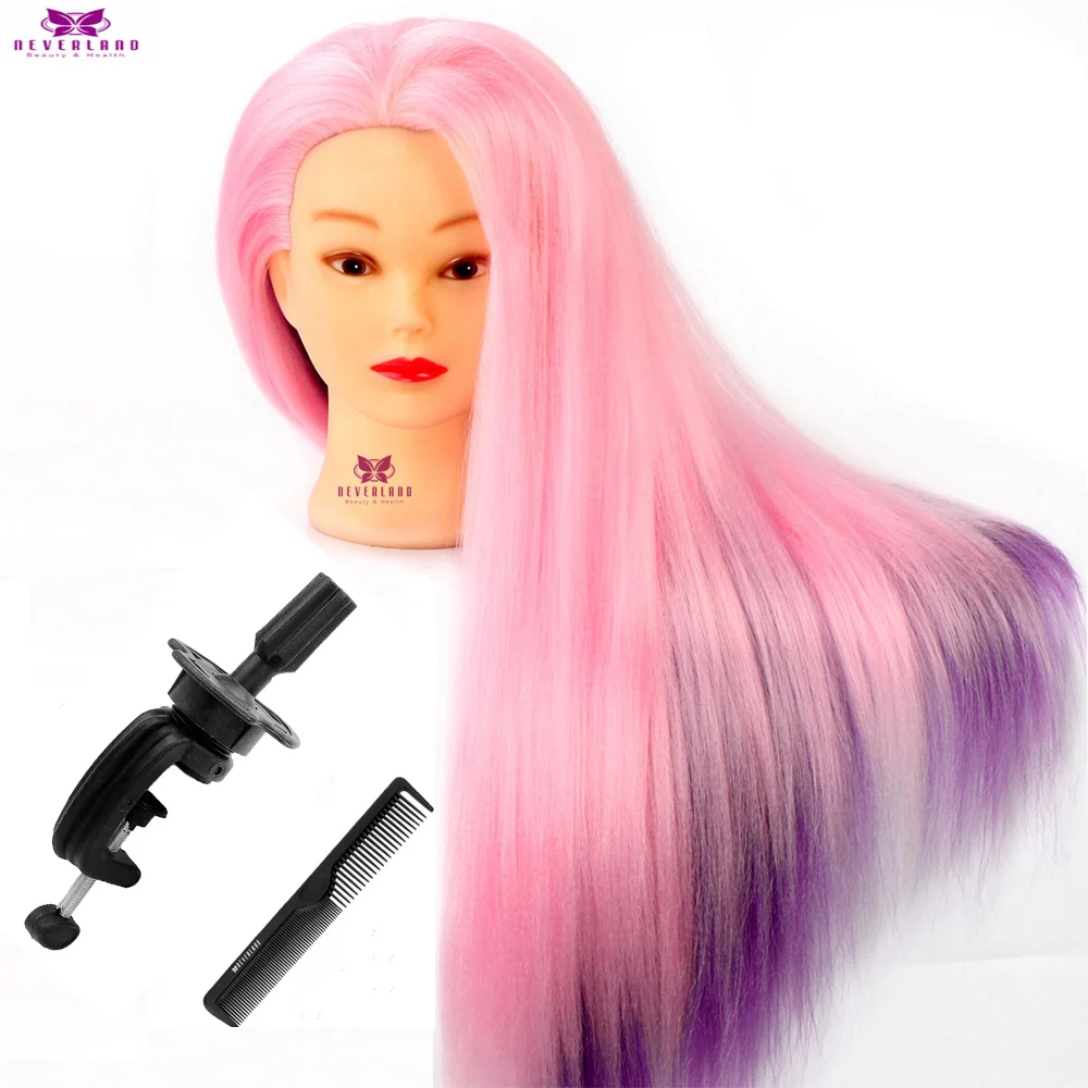 24'' Hairdressing Rainbow Pink Hair Cosmetology Mannequin Head Hairstyles Braiding Synthetic Training Doll Manikin Heads+ Combs
24'' Hairdressing Rainbow Pink Hair Cosmetology Mannequin Head Hairstyles Braiding Synthetic Training Doll Manikin Heads+ Combs