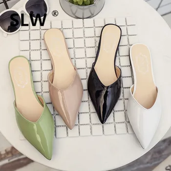 Slides Fashion allmatch spring Pointed Toe loafer Low Flat Square heel Concise women String Bead Shallow closed toe modis mule
Slides Fashion allmatch spring Pointed Toe loafer Low Flat Square heel Concise women String Bead Shallow closed toe modis mule