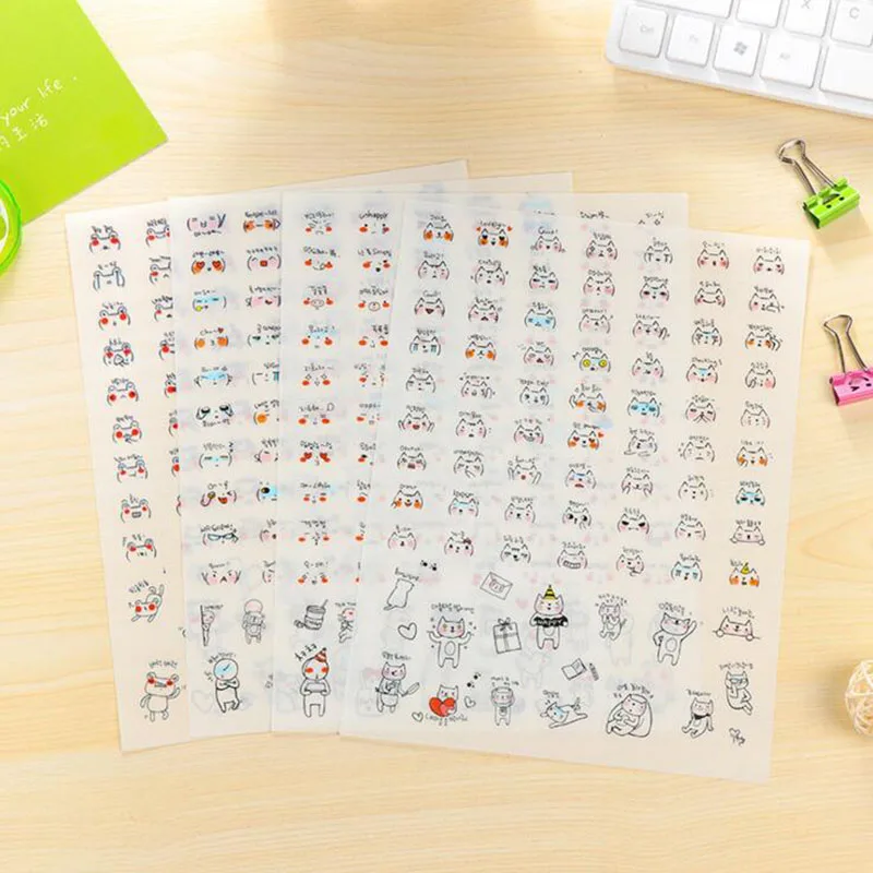 4 Sheets/Pack Kawaii Emojy Decor Sticker Laptop Keyboard Adhesive DIY Craft Sticker Album Decorative Stick Label Kids Gift 
4 Sheets/Pack Kawaii Emojy Decor Sticker Laptop Keyboard Adhesive DIY Craft Sticker Album Decorative Stick Label Kids Gift